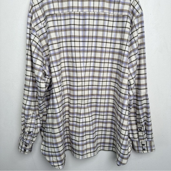 Columbia Womens Size 3X Bryce Canyon Stretch Chalk Plaid Omni Tech Button Shirt. - Picture 14 of 15